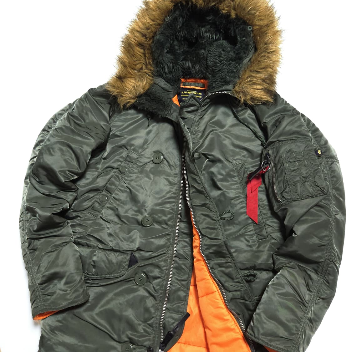 알파인더스트리 N-3B 야상 파카 세이지그린 상품이미지3