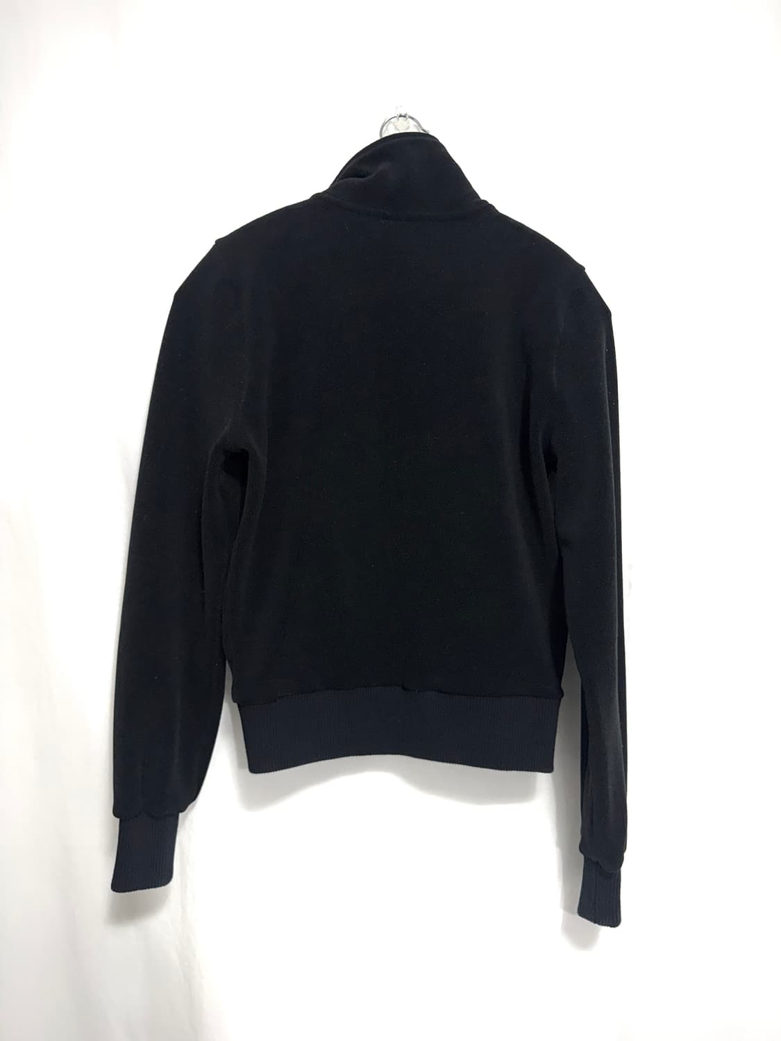 Black slim fleece jacket 상품이미지3