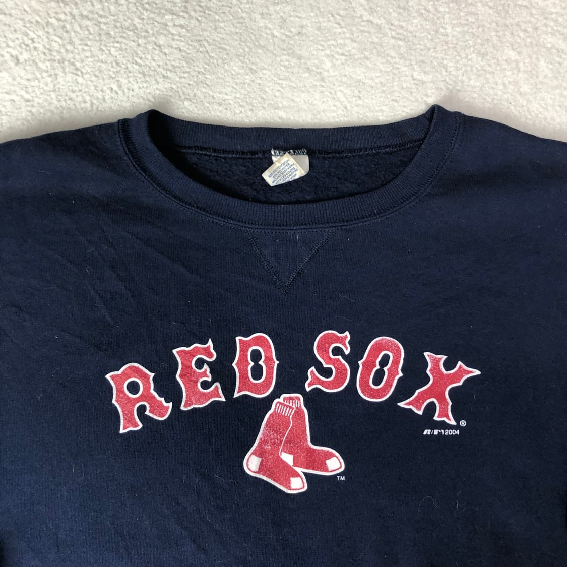 90s 러셀 에슬레틱 레드삭스 스웻셔츠  상품이미지5