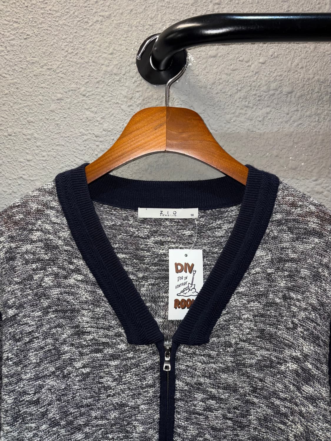 지오송지오 니트 풀집업 상품이미지3