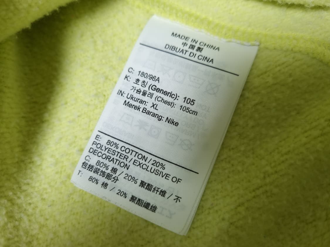 [무료배송][105]나이키 남성용 기모 맨투맨 긴팔티 상품이미지7