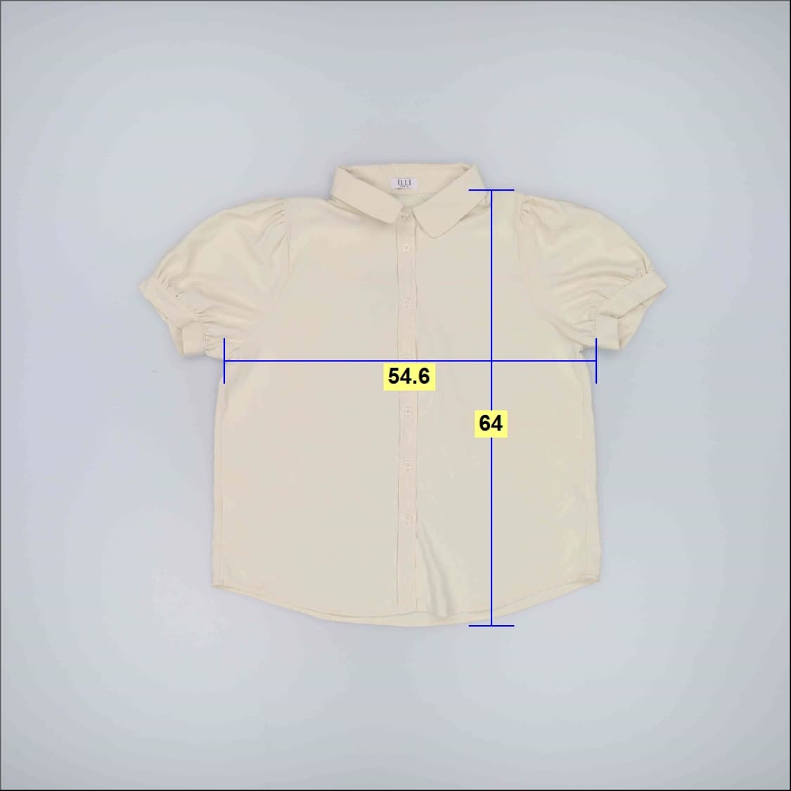 F 신형 엘르 여성 퍼프 반팔 블라우스 0313H1 상품이미지6