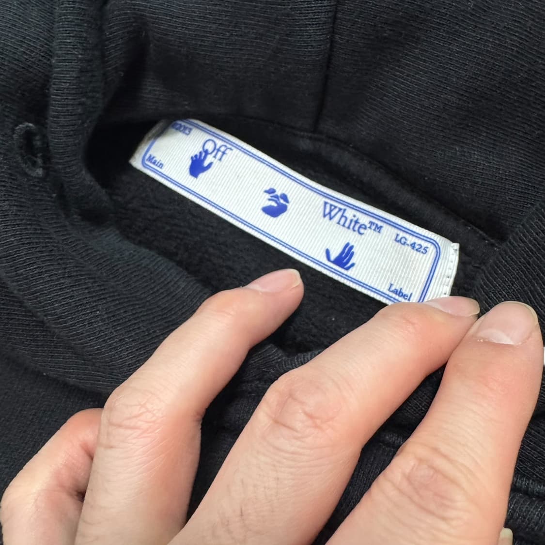 정품 오프화이트 20fw 어그리먼트 애로우 후드티 상품이미지3