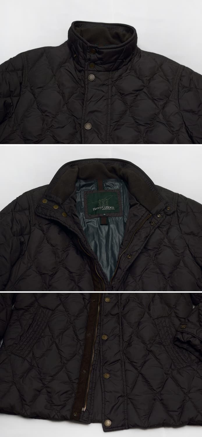 헨리코튼 오리지널 다이아몬드 퀼팅 다운 자켓 (50 / 100+) 상품이미지3