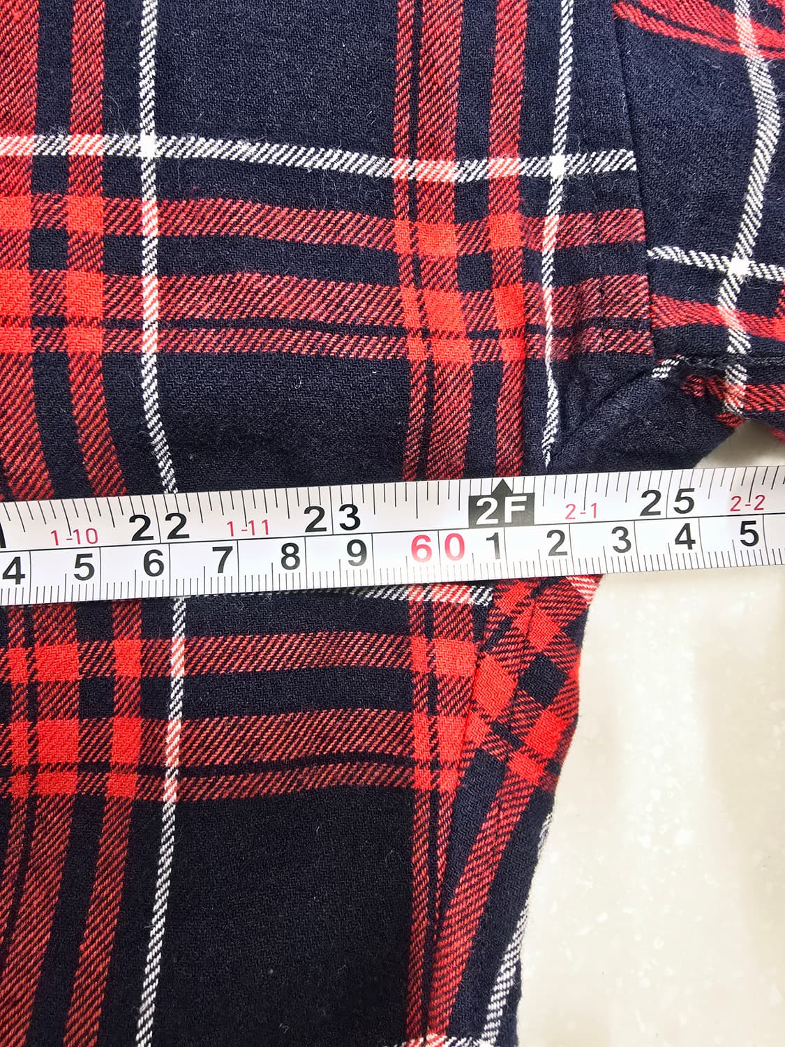 스튜디오 톰보이 레드 체크 반팔 셔츠 상품이미지6