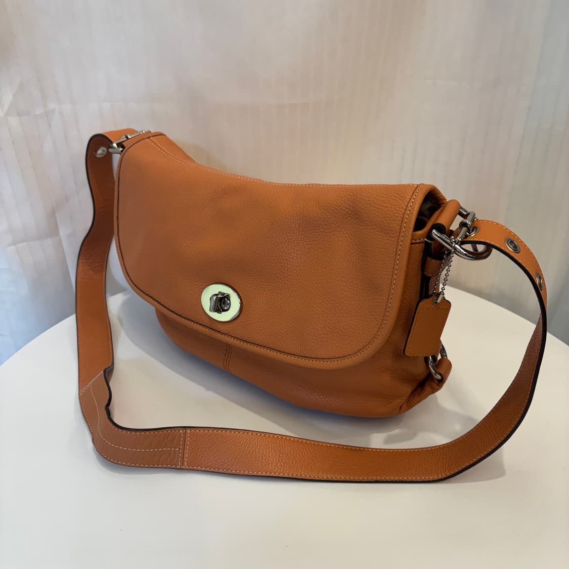 정품 코치 가죽 반달 크로스백     상품이미지3