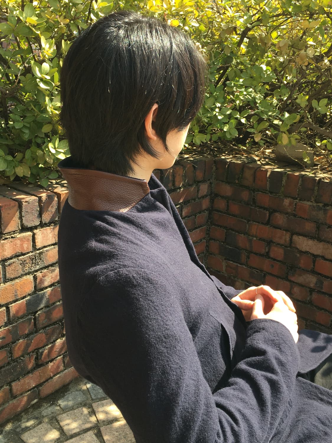 언더커버 축융 울 코트 상품이미지5