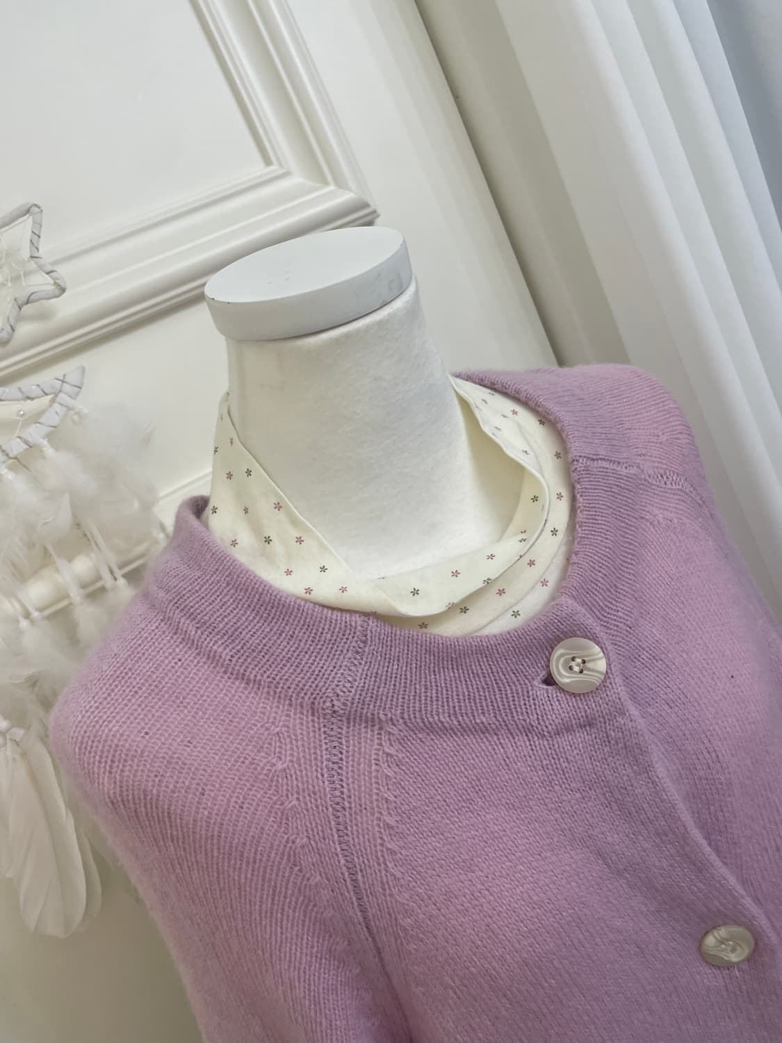 lavender basic reglan warm over cardigan 상품이미지7