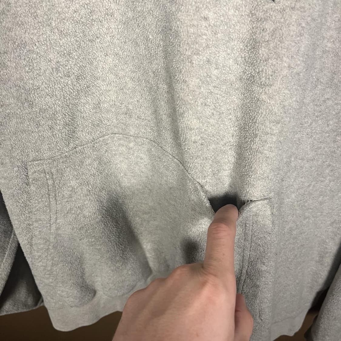 90s 갭 스펠 아웃 후드티 그레이 2XL 상품이미지3