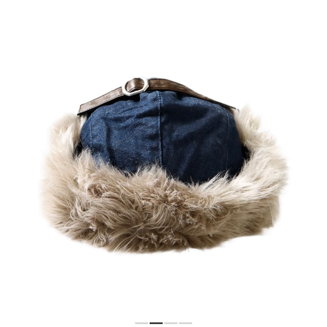 캐피탈 11.5온즈 데님 런드리 헌터 캡 인디고 상품이미지5