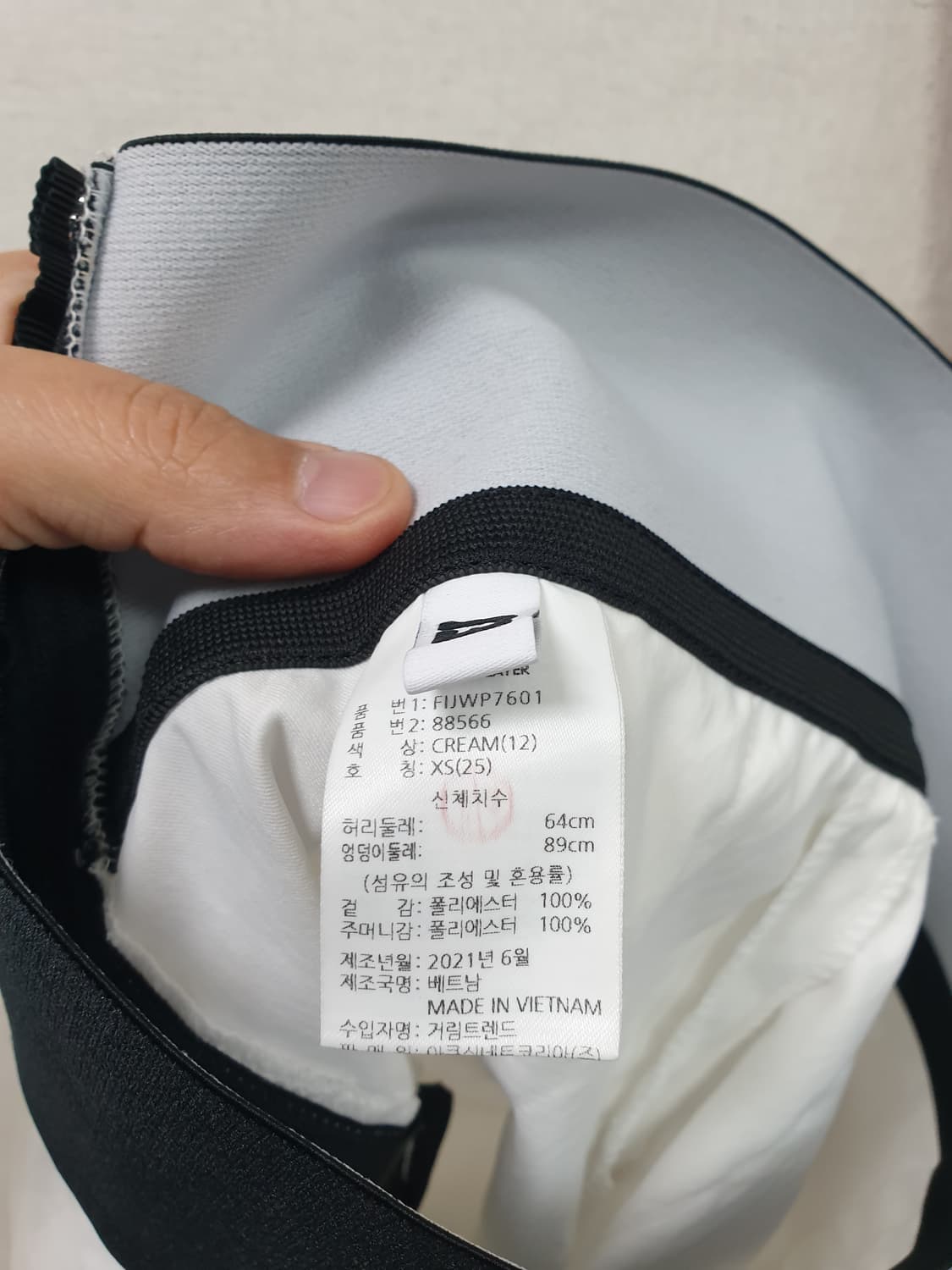 [xs/25] FJ 풋조이 여성 골프 반바지 화이트 상품이미지8