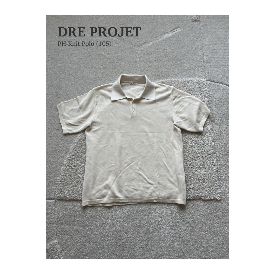 드레프로젝트 PH-Knit Polo 4size (105) 상품이미지1