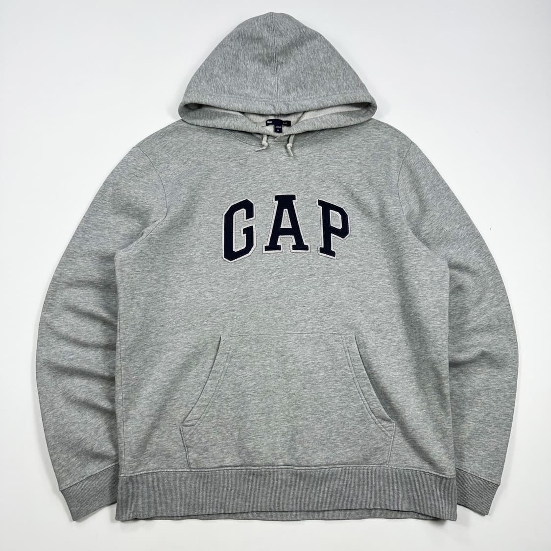 갭 GAP 빅로고 그레이 후드티 (M) 상품이미지2