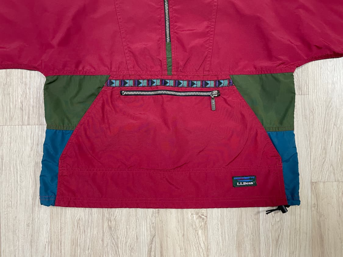 95) 80's 엘엘빈 존메이어 버건디 아노락(미국제) 상품이미지6