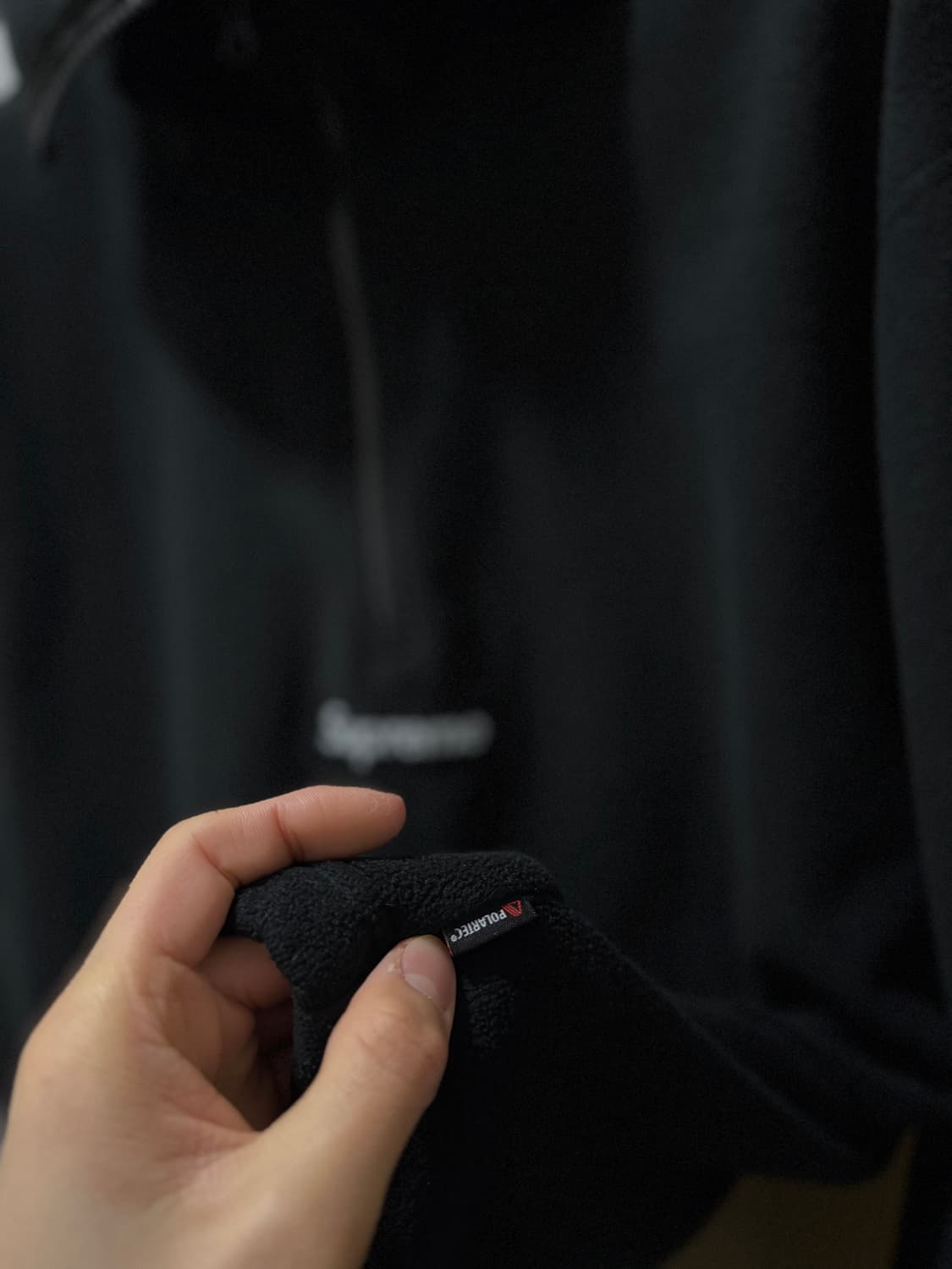 슈프림 [민트급.정품] 폴라텍 (시세 70만) 박스로고 페이스마스크 L 상품이미지8