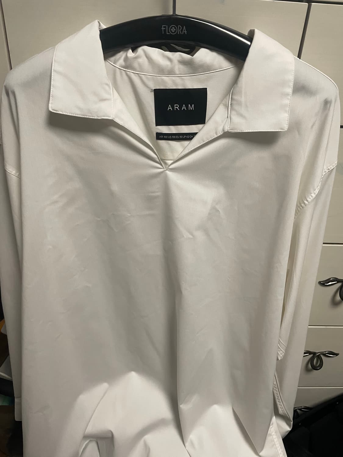 아람 셔츠 L 새상품급 집에서 실착 1회 상품이미지3