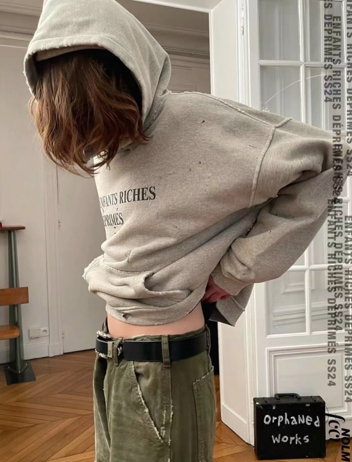 앙팡리쉬데프리메 그레이 후드 enfants riches deprimes 상품이미지6