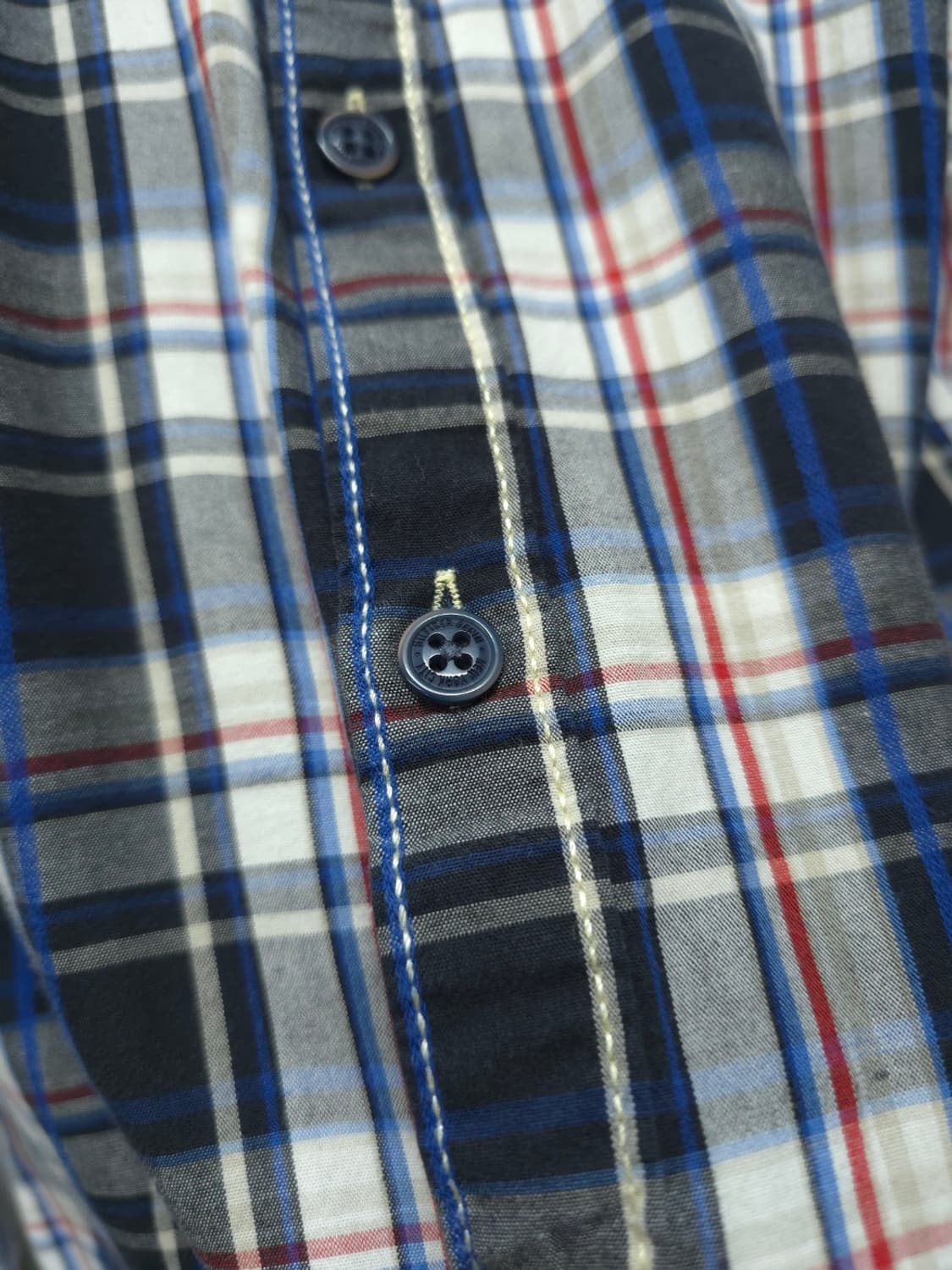 힐피거데님 남성 멀티체크 긴팔 셔츠 (95-100사이즈) 상품이미지6