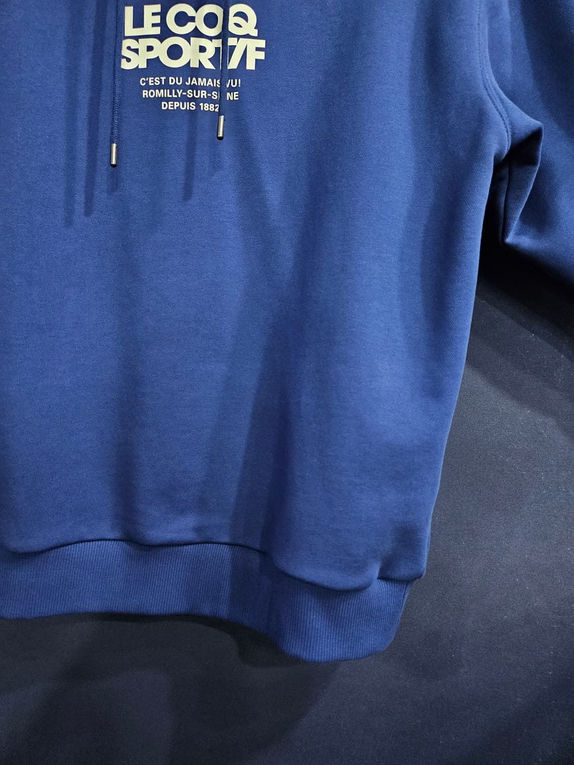 르꼬끄 블루컬러 남성 세미오버핏 95 후드티  상품이미지6