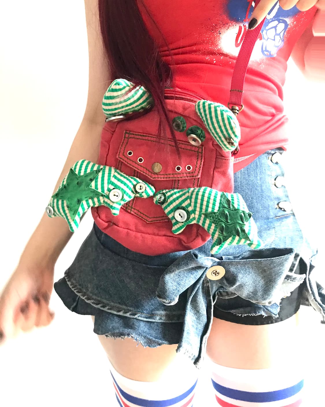 Custom🐾) Heart button highwest skirt 상품이미지9