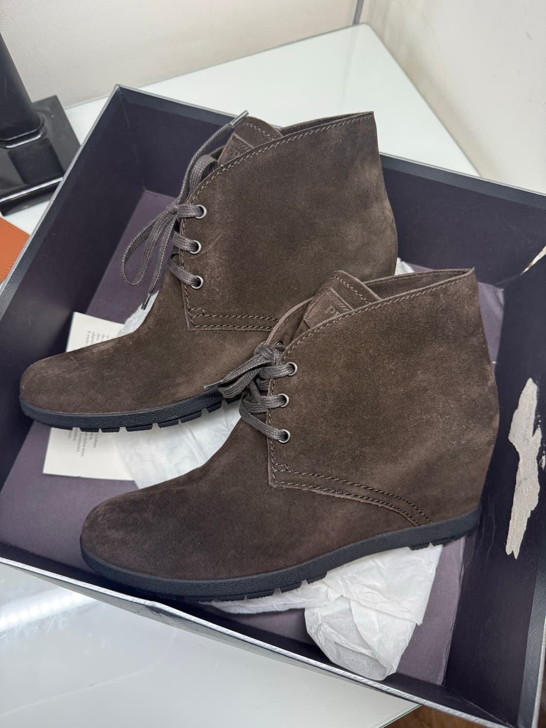 프라다 웨지힐 상품이미지1