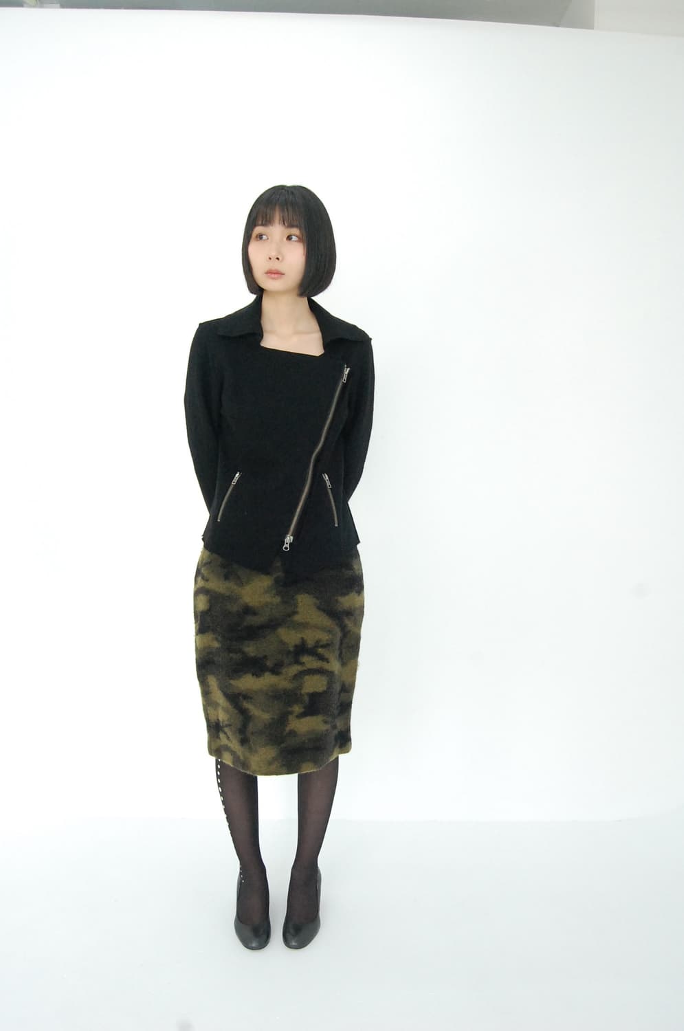 Wool unbalance 2way jacket 상품이미지3