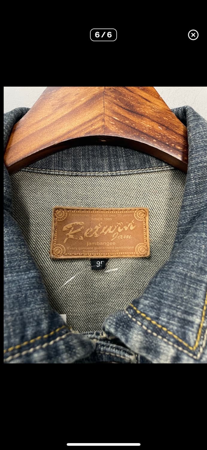 빈티지 데님 워싱 자켓 A3006 상품이미지6