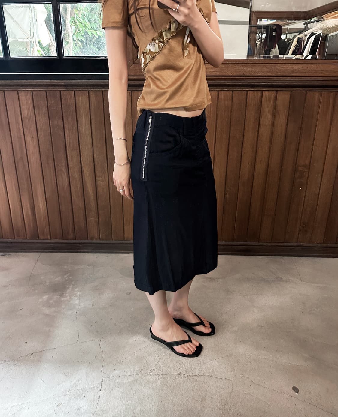 COMME DES GARCONS draped skirt 상품이미지1