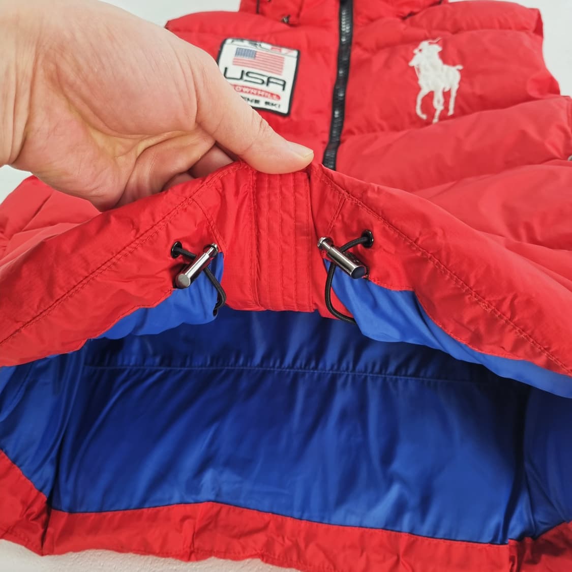 빈티지 폴로 빅포니 패딩 베스트 - S 상품이미지7