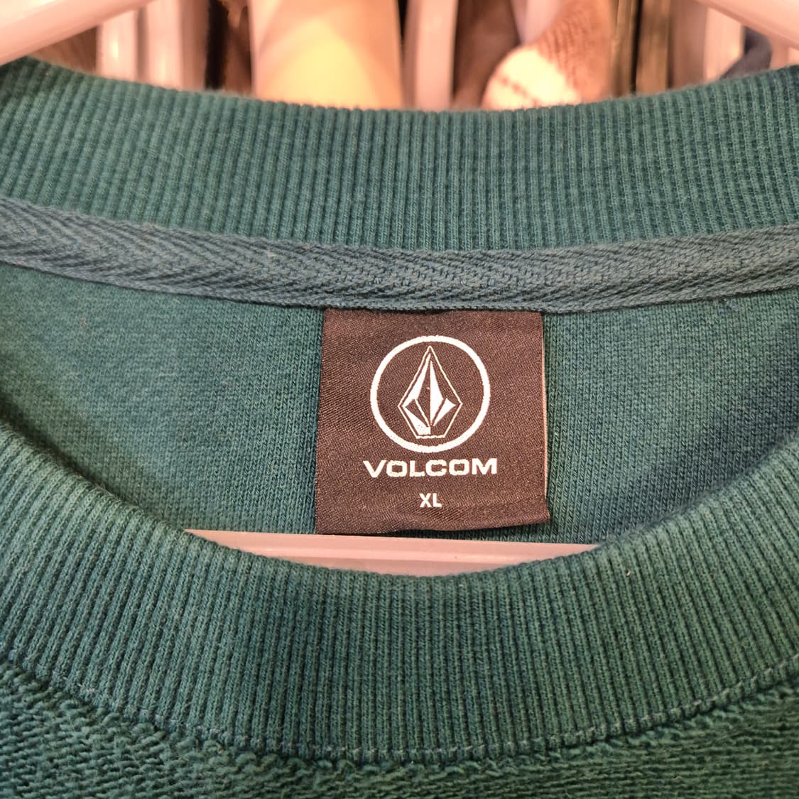 XL 볼컴 청록색 맨투맨  상품이미지3