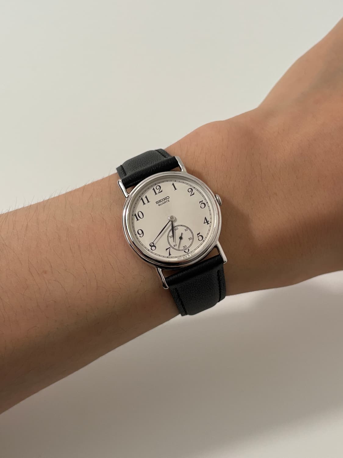 80s chariot small seconds silver quartz 상품이미지1