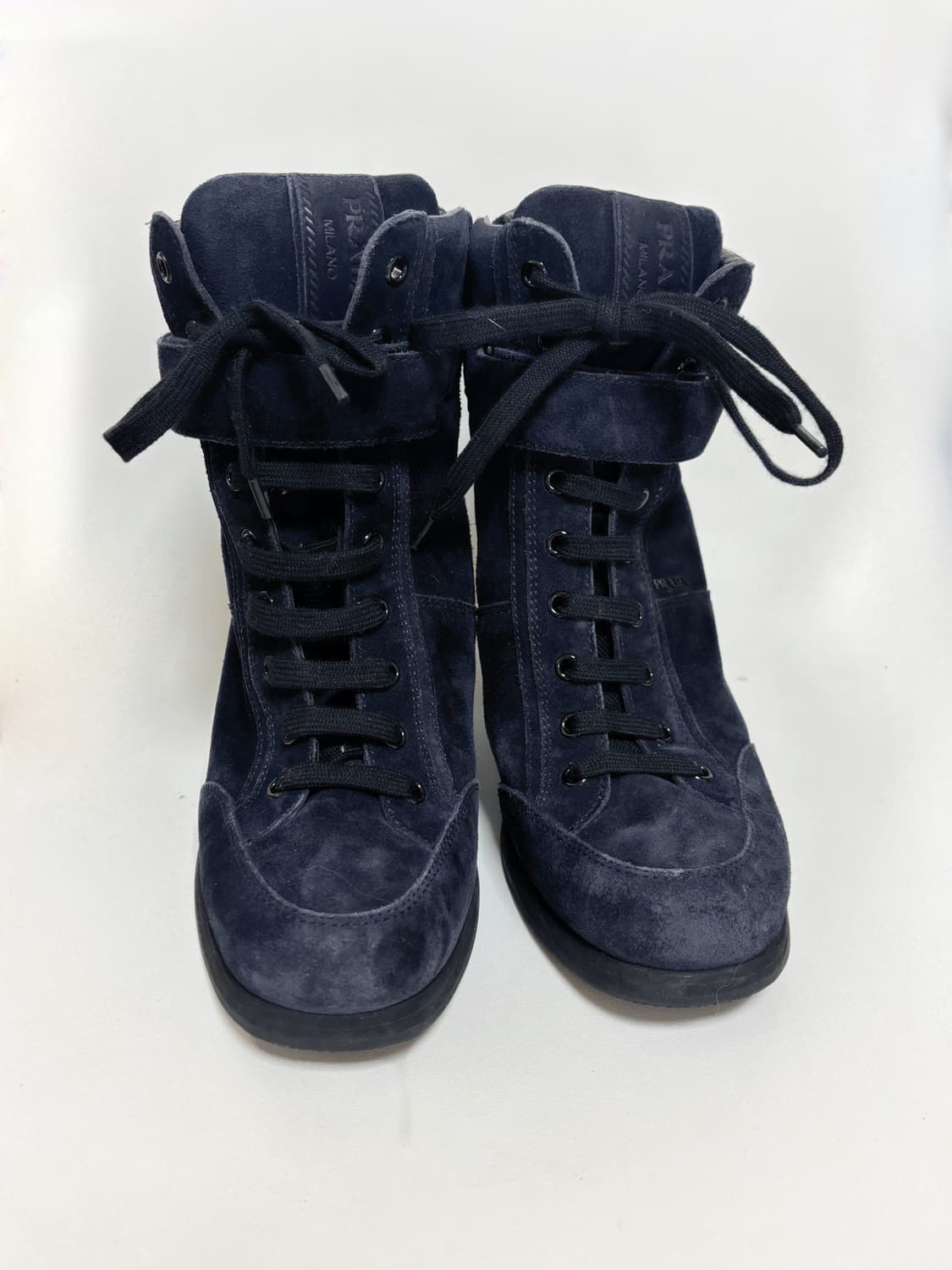 프라다 스웨이드 웻지 부츠 상품이미지2