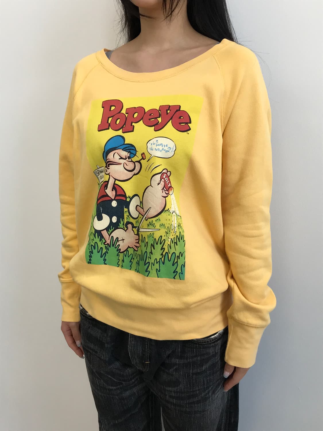 Uniqlo UT Popeye Sweatshirt Yellow 상품이미지3