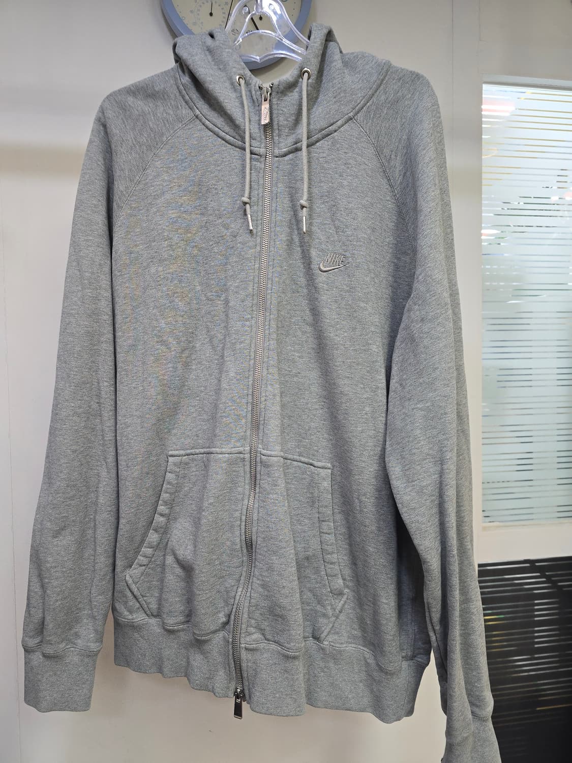 나이키 후드집업 XXL 회색 상품이미지1
