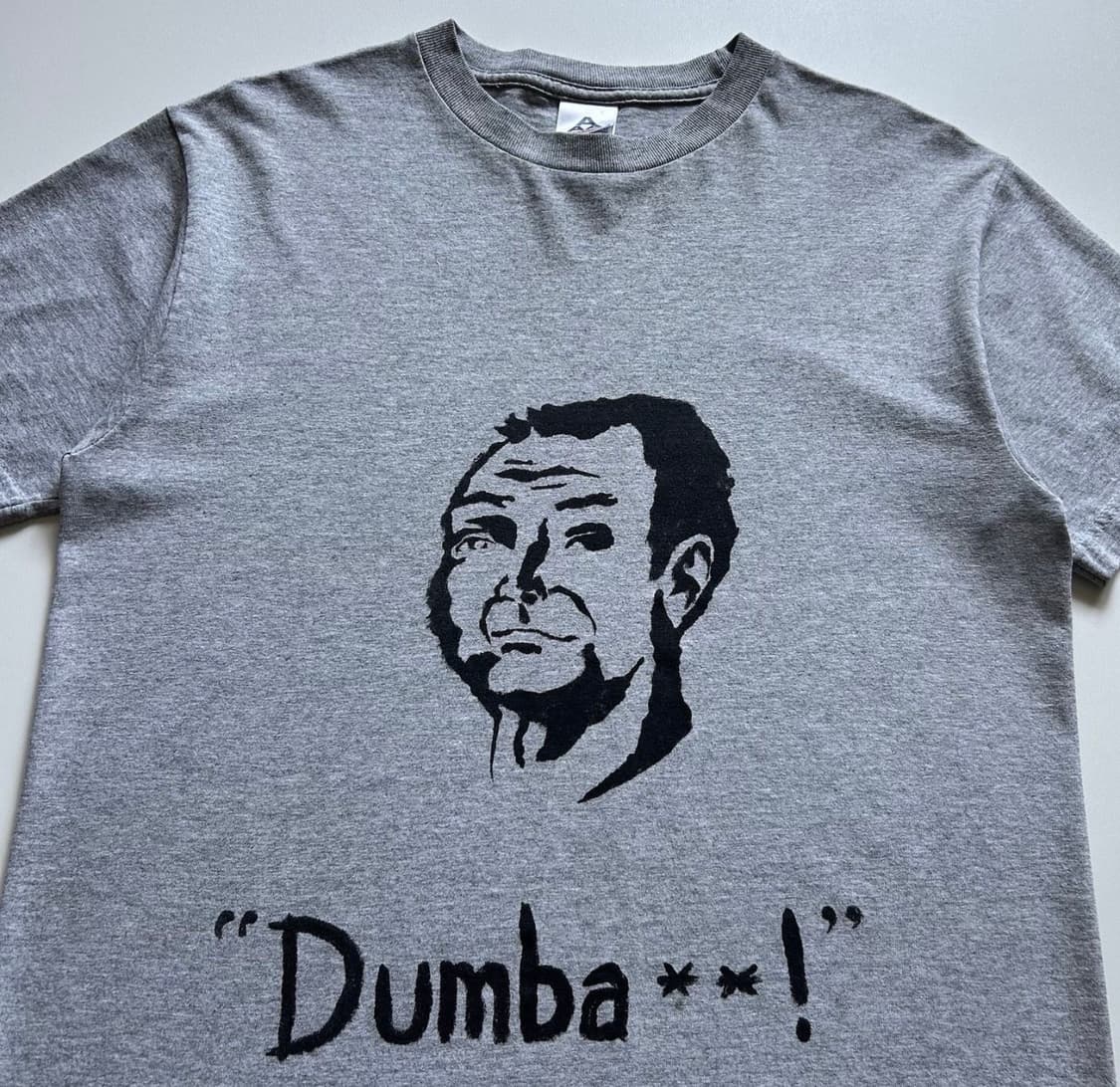 Vintage Dumbass 그래픽 티셔츠 상품이미지2