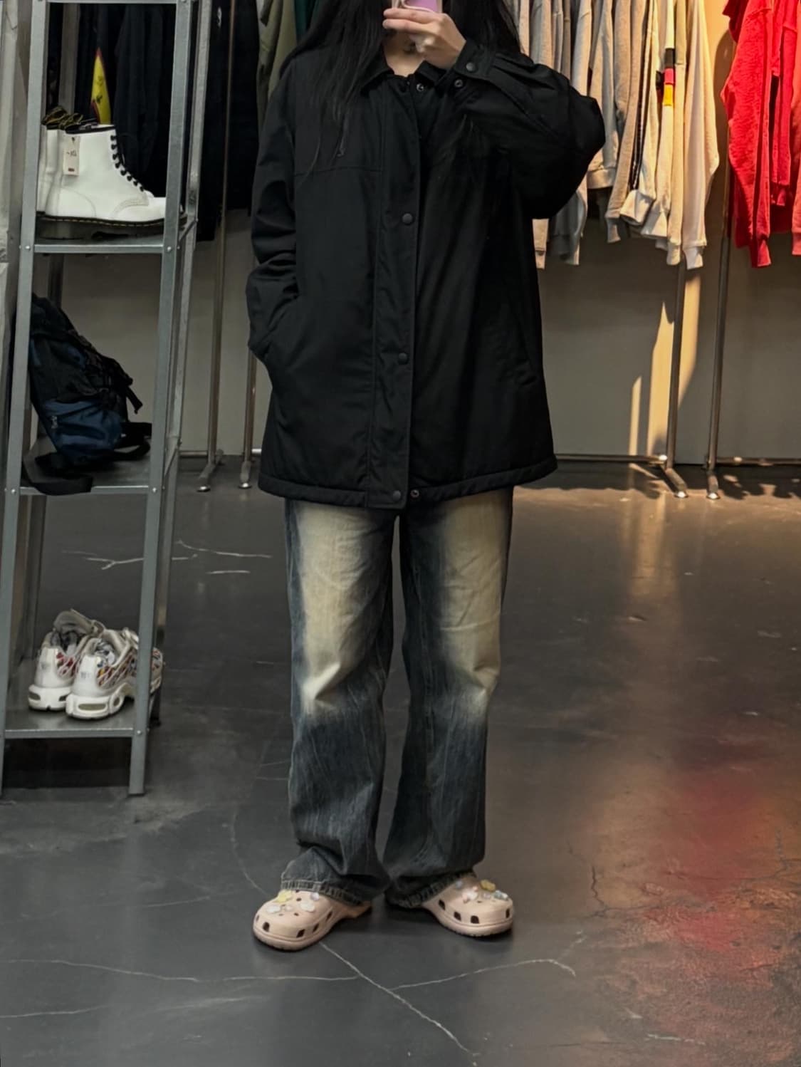 입생로랑 아카이브 폴리쉘 블랙 자켓 A3021 상품이미지1