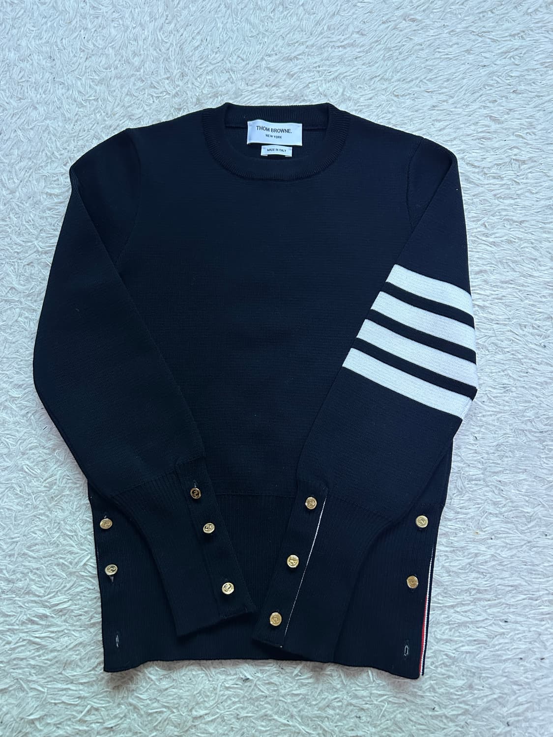 [36size, 새상품급] 톰브라운 밀라노스티치 금장 니트 여성 상품이미지1