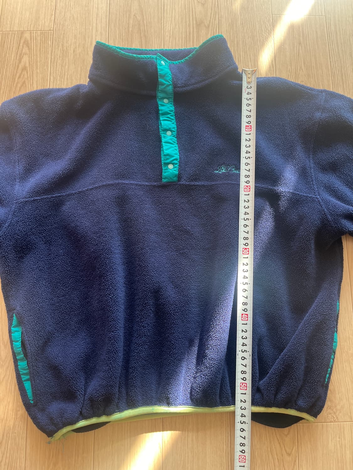 90년대 엘엘빈 풀오버 플리스 네이비 상품이미지3