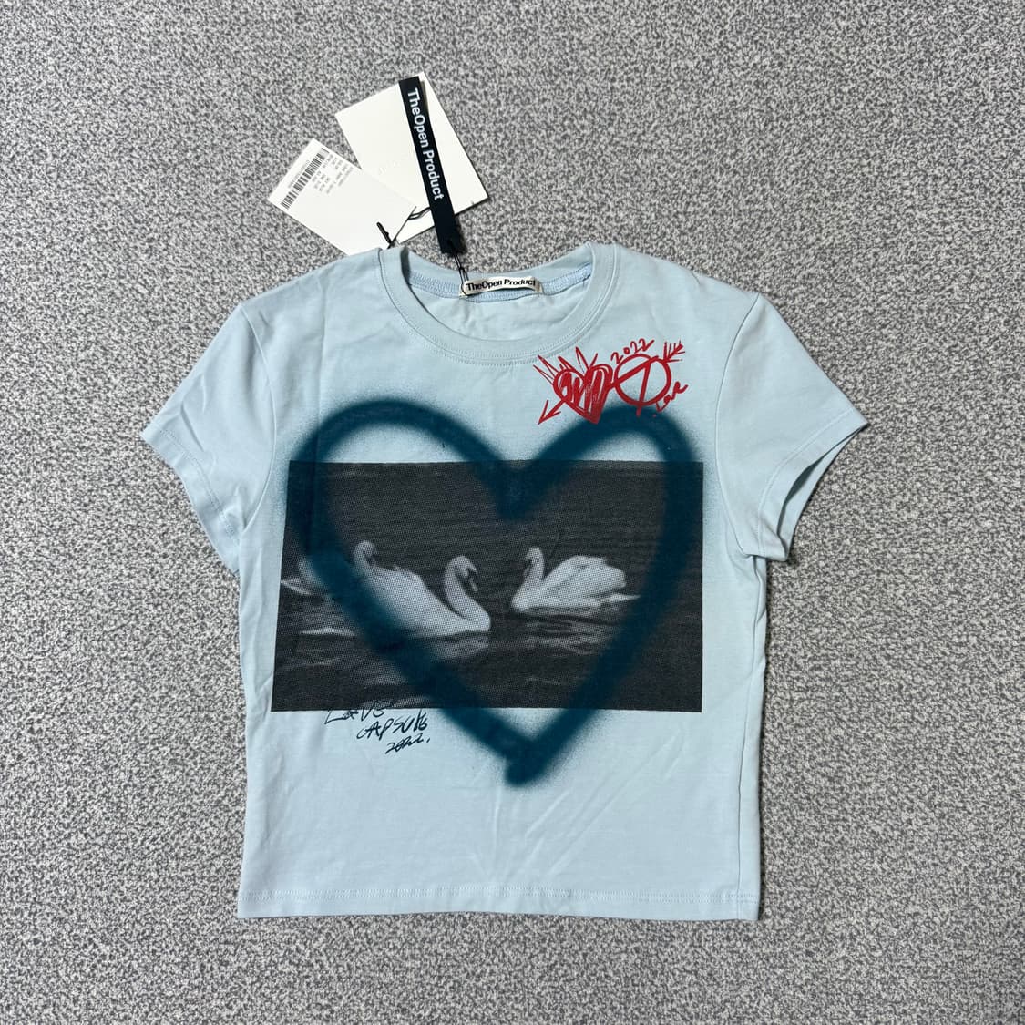 [정가 6만원 새상품] 더오픈프로덕트 반팔 상품이미지1