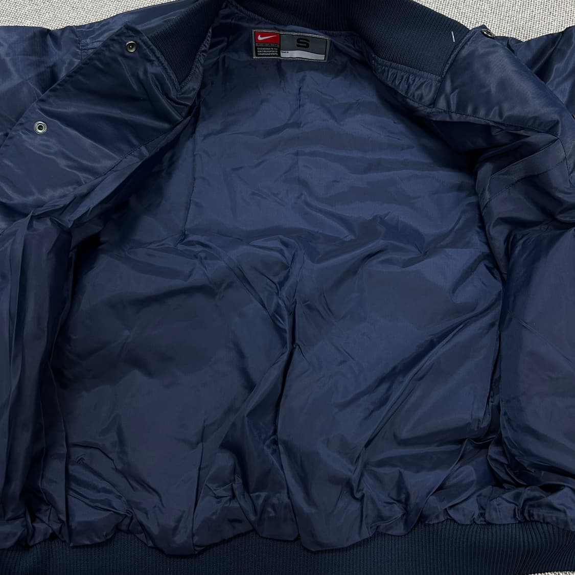 (새상품)나이키 네이비 베이스볼 자켓(S) 상품이미지5