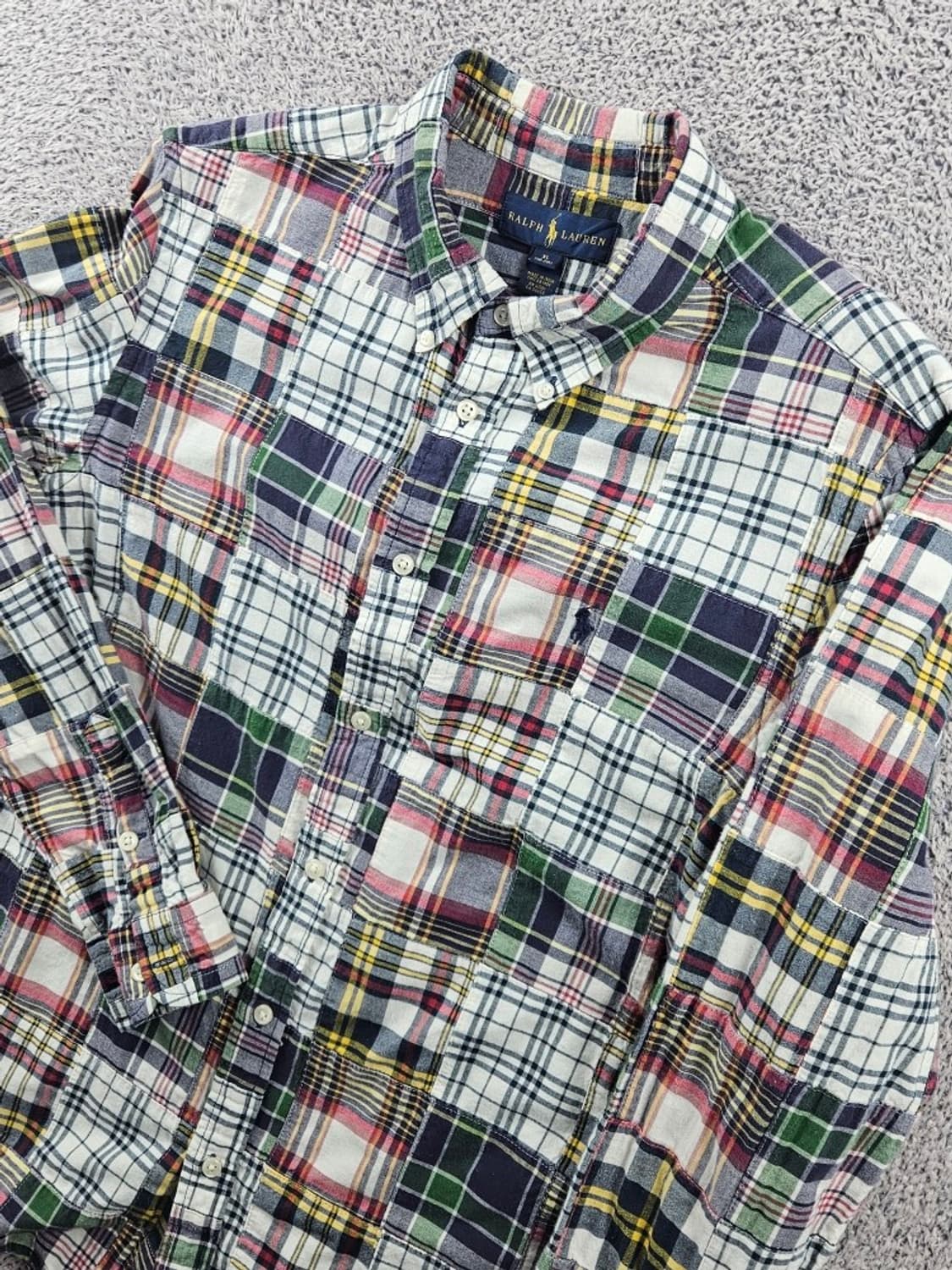 폴로랄프로렌 체크패턴 패치 워크 셔츠 / 11007 상품이미지7