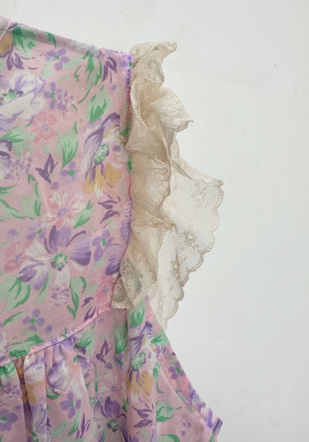 🫧달콤한 낮잠 원피스🫧 레이스 프릴 히메갸루 러블리 플라워  상품이미지5