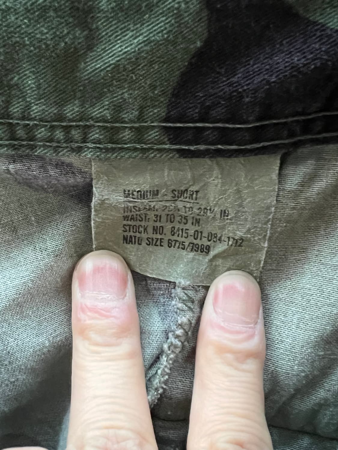 [34] 미군 BDU 우드랜드 카모 카고팬츠 빈티지 밀리터리 미군 바지 상품이미지7