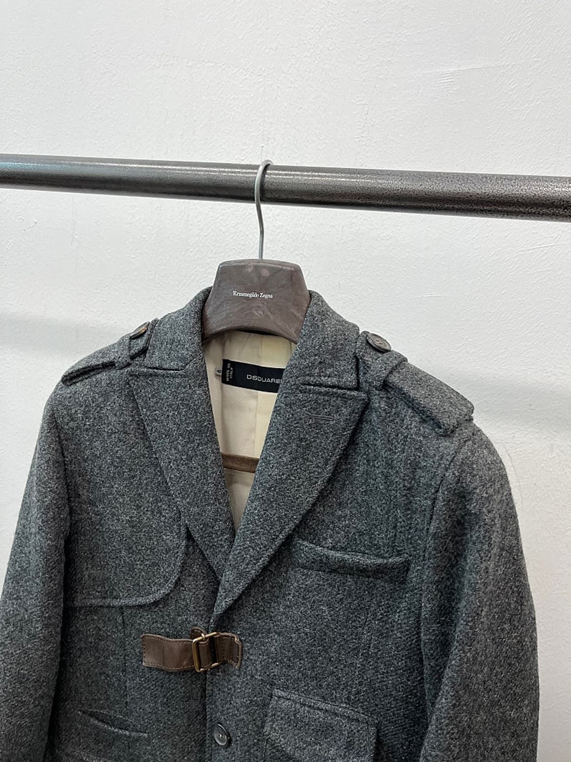 95) 디스퀘어드 10fw 견장 울자켓  상품이미지5