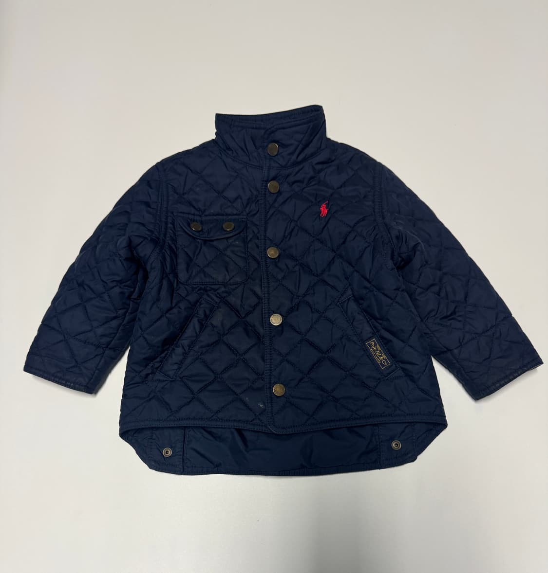 폴로 랄프로렌 키즈 네이비 퀄팅 자켓 2 상품이미지1