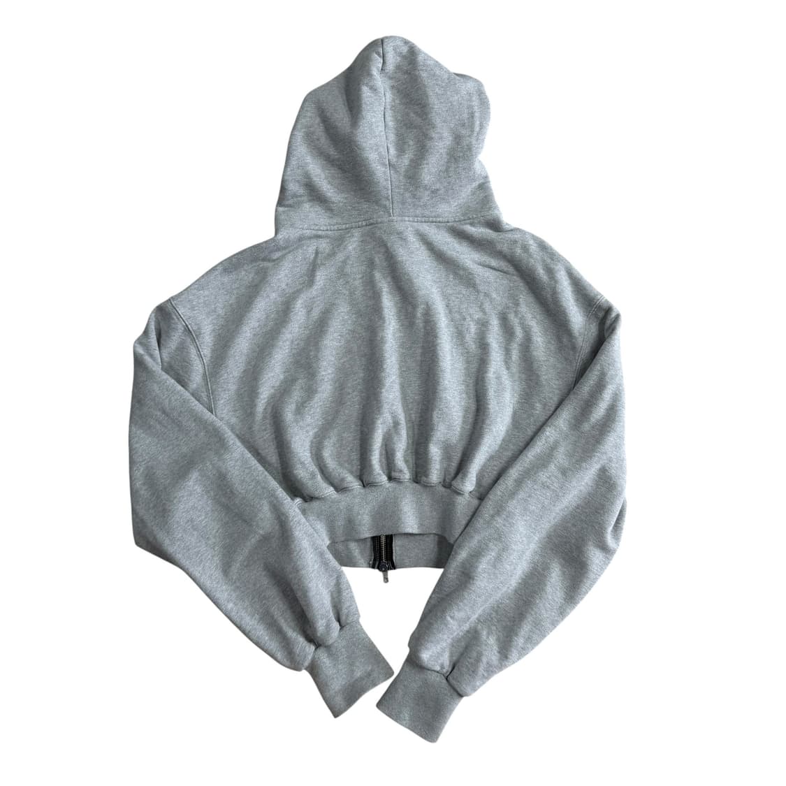 우알롱 크롭 후드집업 상품이미지3