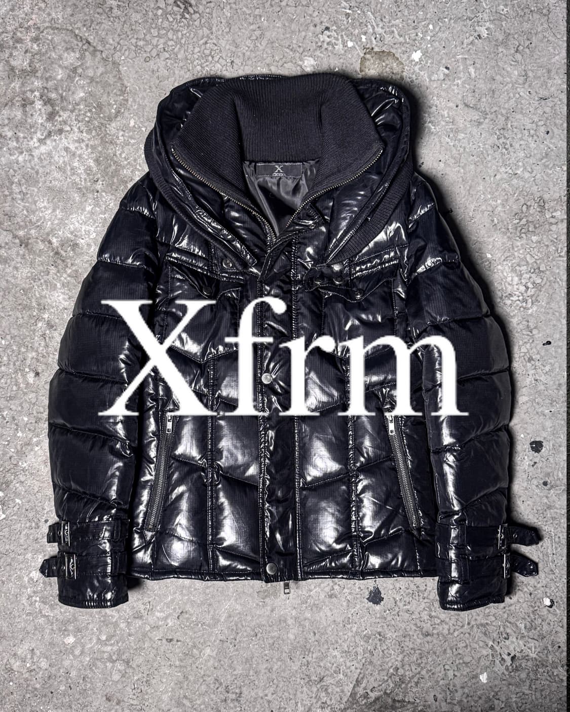 Xfrm – Glossy Down Gimmick Hood Jacket   상품이미지6