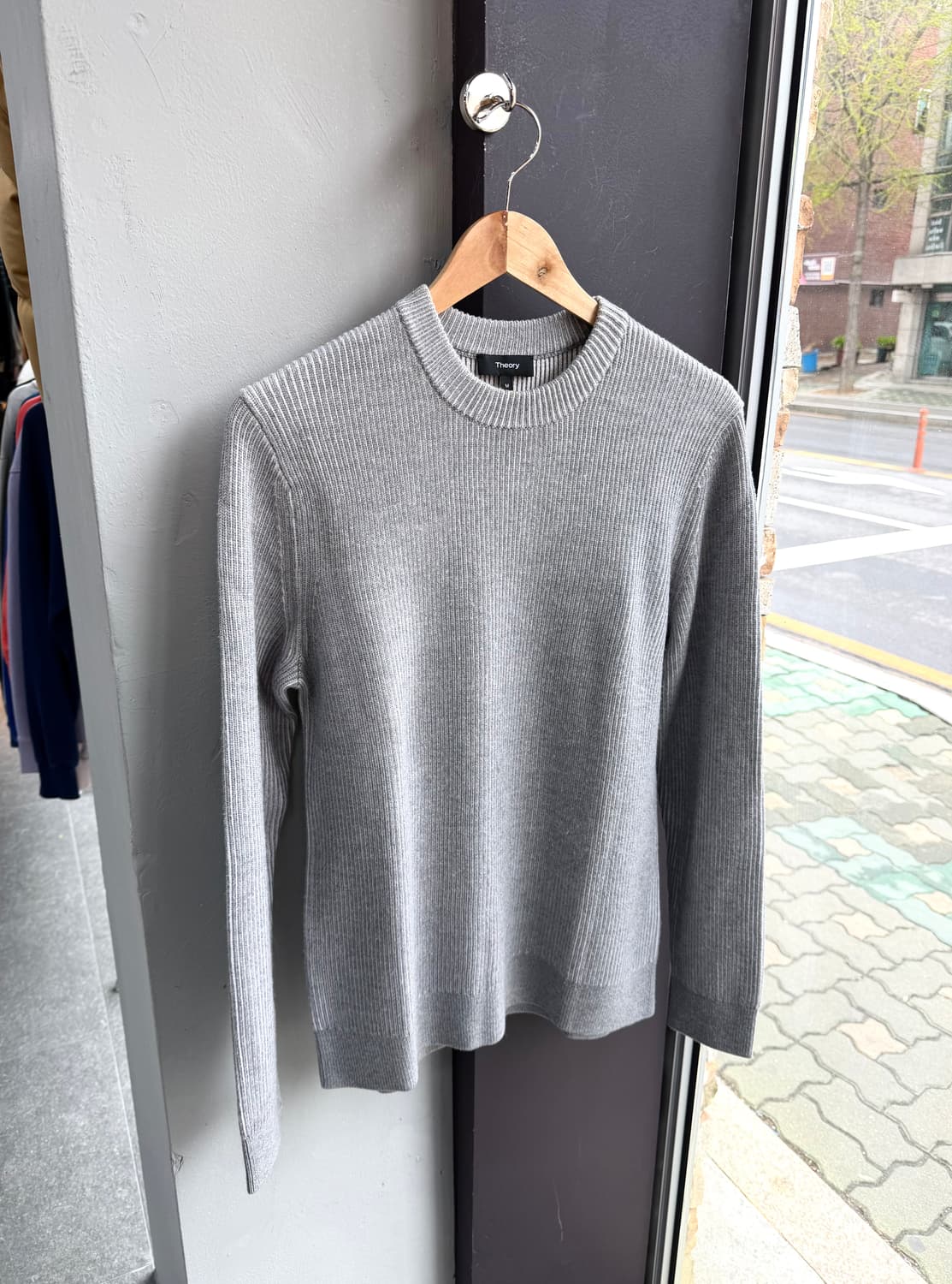 M/ 띠어리 메리노울 골지 니트 상품이미지2