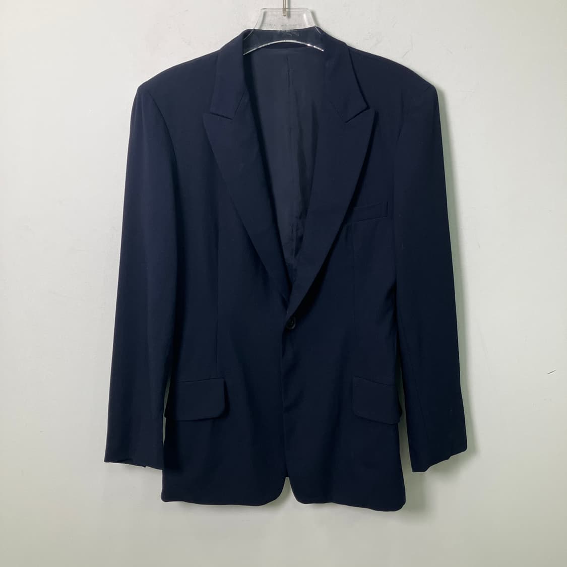 90's Y's 요지 야마모토 네이비 테일러드 블레이저 상품이미지1