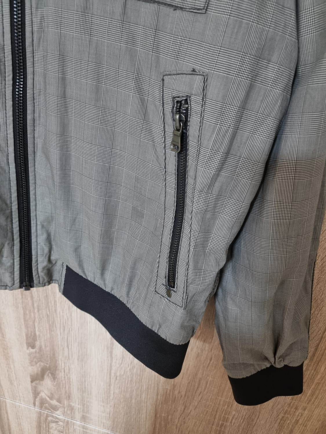 ZARA 자라 체크 봄버 상품이미지3